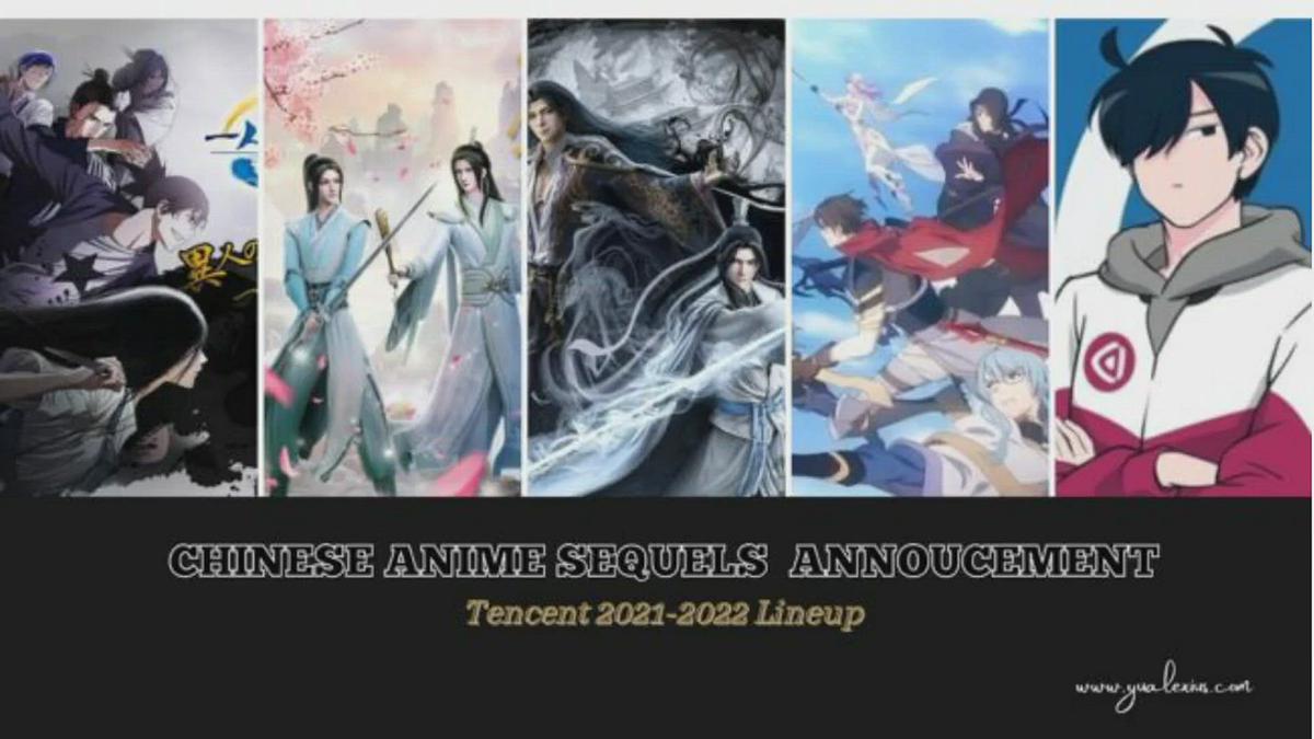 'Video thumbnail for Upcoming Chinese Anime Sequels from Tencent 2021-2022 Donghua Lineup'