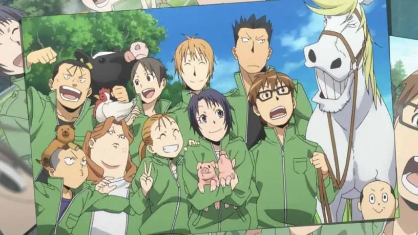 10 Relaxing Anime About Agriculture and Farming 2 Silver Spoon anime