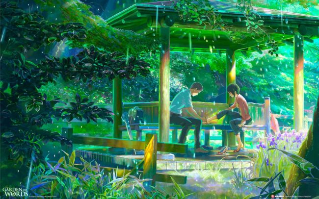 Makoto Shinkai garden of words film