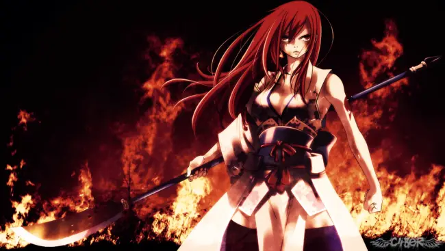 Erza Scarlett Badass Female Anime Characters