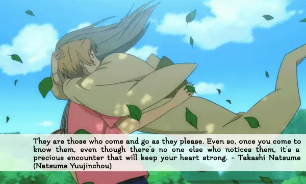 Natsume’s Book of Friends Anime Quotes