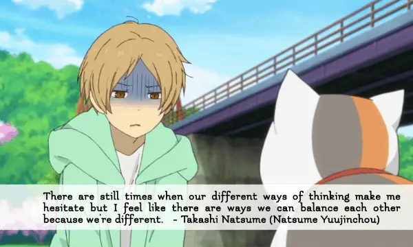 Natsume’s Book of Friends Anime Quotes