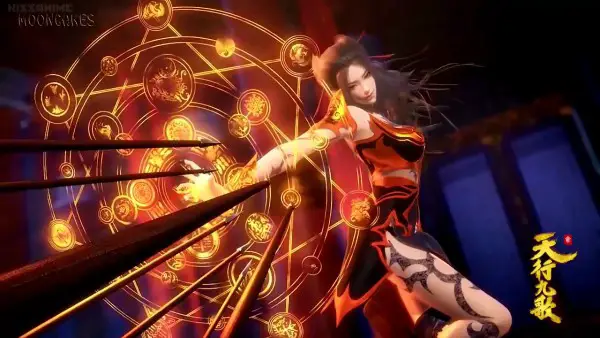 10 Badass and Strong Female Donghua Characters 10 Nine Songs of the Moving Heavens donghua Yanling Ji