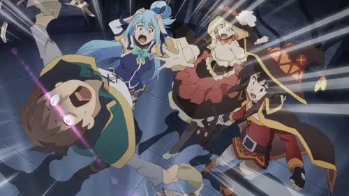 5a77a konosuba2banime2bkazuma2bparty My Top 10 Fantasy Anime of 2023: Embark on an Enchanted Journey