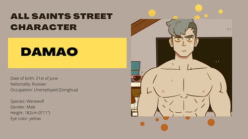 All Saints Street Character: Damao