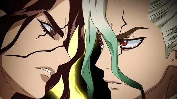 Anime News: Dr. Stone Season 2: Stone Wars Unveiled New Key Visual & Teaser PV 1 b0b2b senku vs tsukasa dr stone Anime News: Dr. Stone Season 2: Stone Wars Unveiled New Key Visual & Teaser PV
