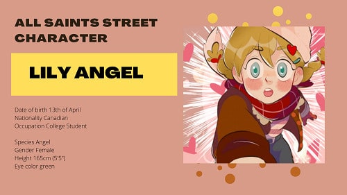 c501a all2bsaints2bstreet2bcharacter2blily2bangel Meet the Fun Characters of All Saints Street Anime Adaptation