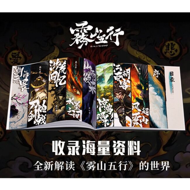 Illustrations of Fog Hill of Five Elements" (Chinese Edition)
