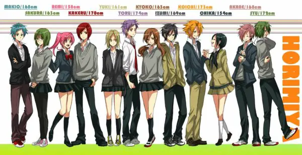 horimiya characters