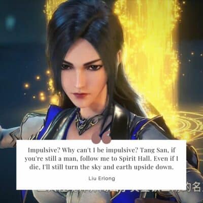 10 Badass and Interesting Quotes from Soul Land (Douluo Dalu) 6 Soul Land Quotes Liu Erlong