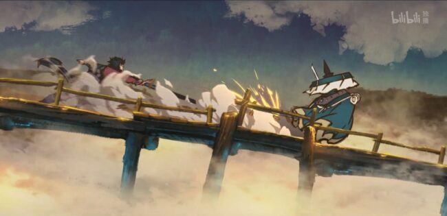 10 Chinese Anime Like Spare Me Great Lord! (Da Wang Rao Ming) 11 Fog Hill of Five Elements fights in the bridge