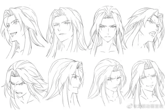 Dragon Raja anime character Cesare Gattuso concept design