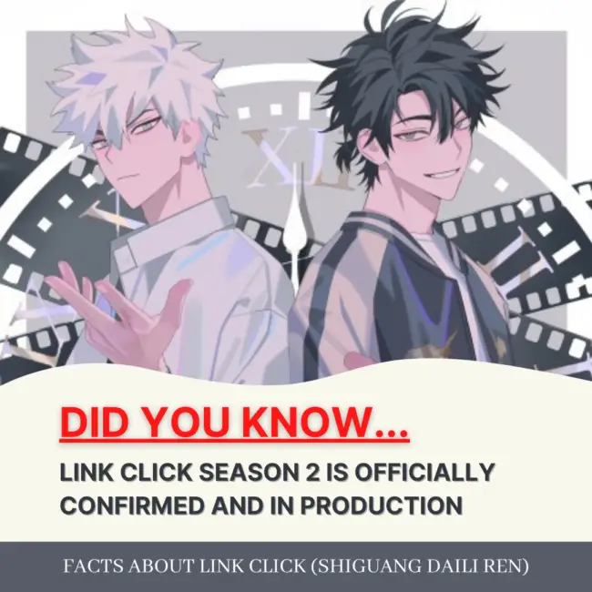 FACT: LINK CLICK SEASON 2 IS OFFICIALLY CONFIRMED AND IN PRODUCTION