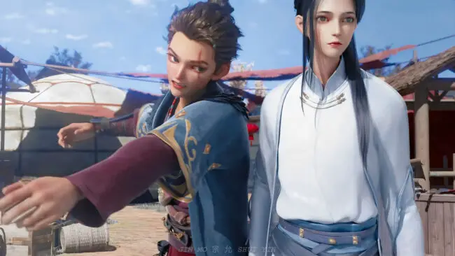 Top 15 New Chinese 3D Donghua To Watch in 2023 8 Legendary Twins (Juedai Shuang Jiao) image stills