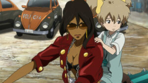 Anime about travel Michiko and Hatchin