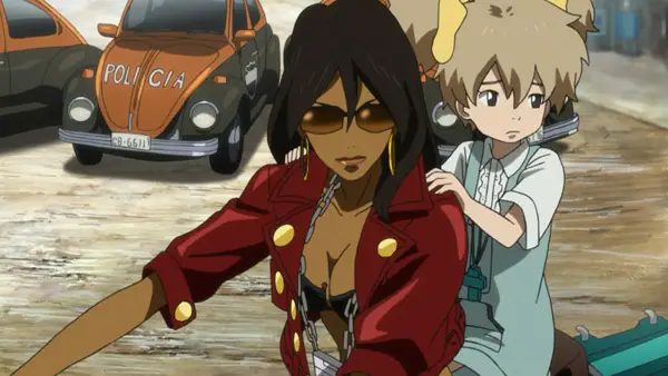 Anime about travel Michiko and Hatchin