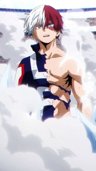 White Hair, Don't Care! 10 Anime Characters Who Rock the Look 2 Shoto Todoroki