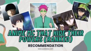 anime main characters that hides their power