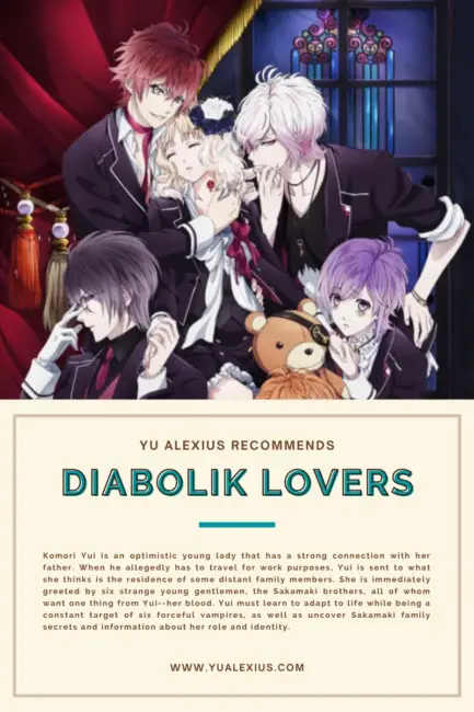 10 Donghua and Anime Like Sweet Bite Marks (Tian Mei De Yao Hen) 4 Diabolik Lovers