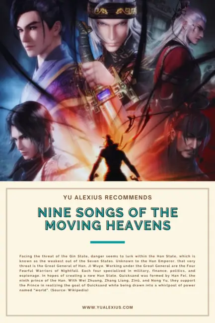 10 Chinese Anime Like Shen Lan Qi Yu Wushuang Zhu 8 Nine Songs of the Moving Heavens