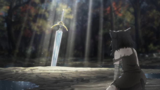 Reincarnated as a sword anime