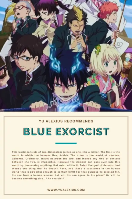 10 Anime Like Malevolent Spirits: Mononogatari 8 Blue Exorcist