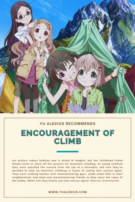 10 Inspiring Anime About Travel and Adventure 7 Encouragement of Climb