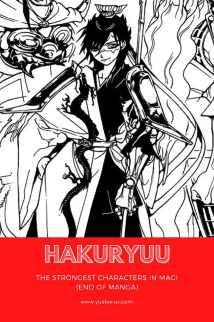 10 of the Strongest Characters in Magi (End of Manga) 10 Magi Character Hakuryuu