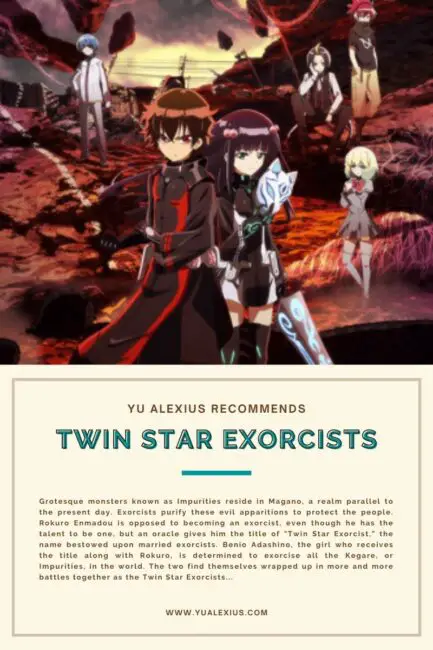 10 Anime Like Malevolent Spirits: Mononogatari 12 Twin Star Exorcists