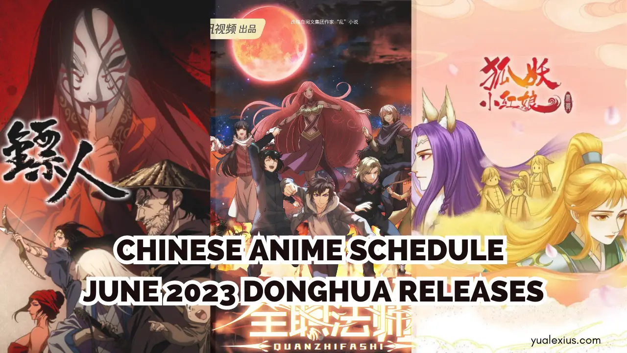 10 CHINESE ANIMES CONTINUES (DONGHUA) JANUARY 2023 