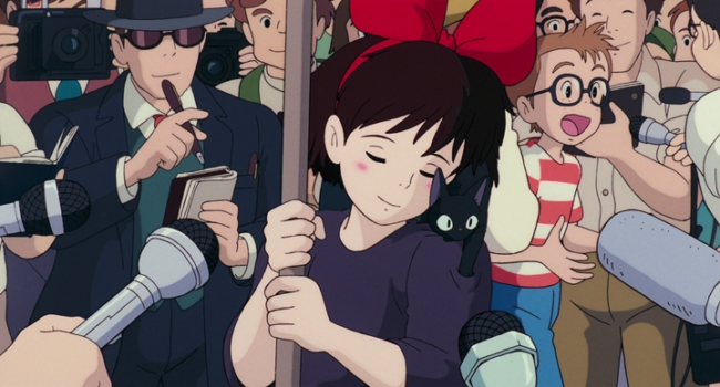 anime like brainless witch, Kiki Delivery Service anime film