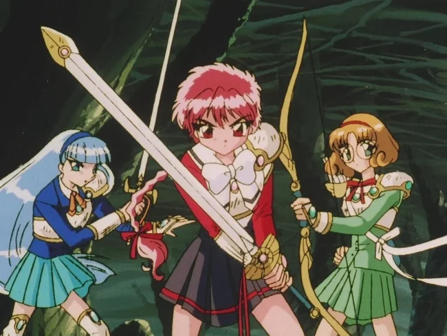 Why the 90s Isekai Anime Still Hits Harder Than Anything Today? 3 90s isekai anime Magic Knight Rayearth